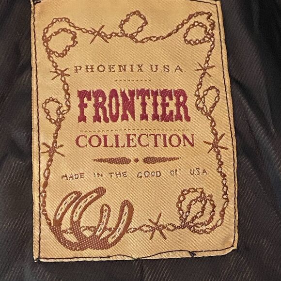 Phoenix Frontier sz S Black Suede Leather Jacket - Picture 12 of 13